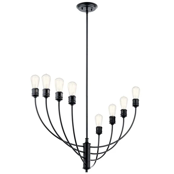Kichler Lighting Hatton 8-Light Chandelier Satin Bronze 52255SB