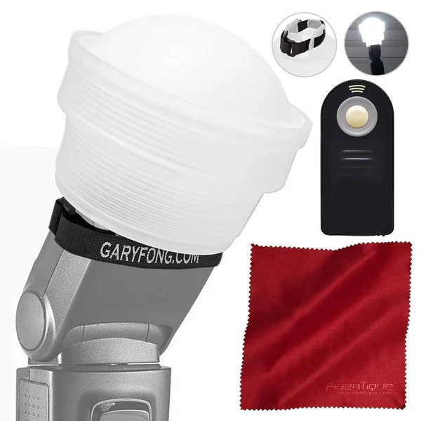 Gary Fong Lightsphere Collapsible with Speed Mount (Generation 5) with Remote for Nikon