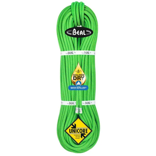 Beal Opera 8.5 mm Unicore Dry Cover Climbing Half rope-200 M-Green