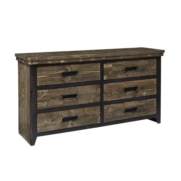 Progressive Furniture B607-23 Renegade Drawer Dresser in Black and