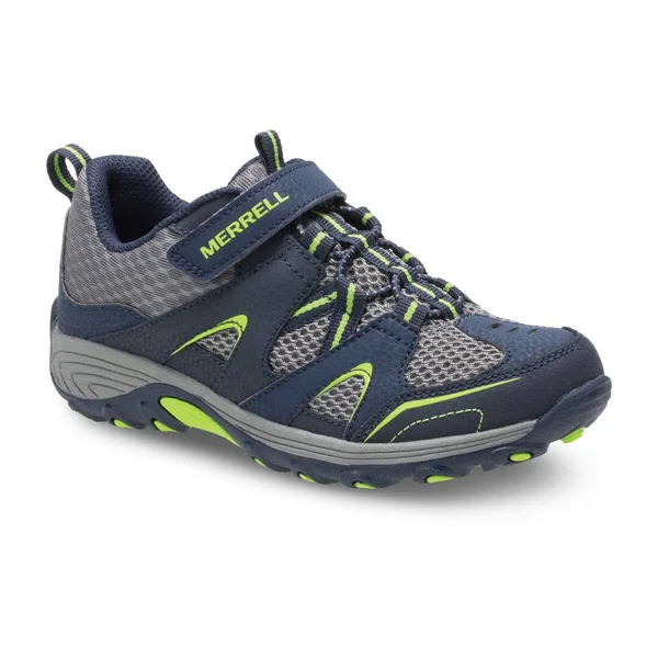 Merrell Kid's Trail Chaser Shoe, Size: 5, Navy/Green