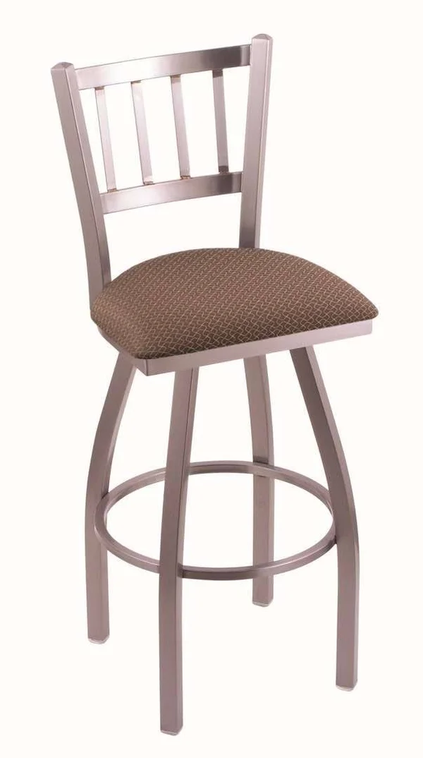 Holland Bar Stool 810 Contessa 30x22 Bar Stool - Stainless Finish, Axis Willow Seat