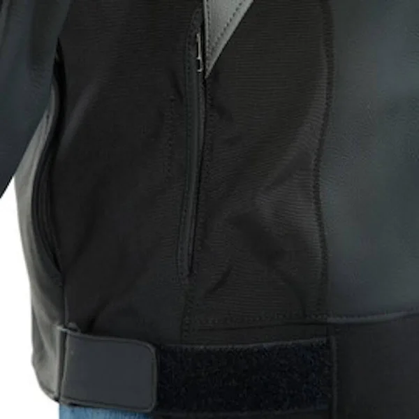 Dainese Agile Leather Jacket Black/Gray/Black 50