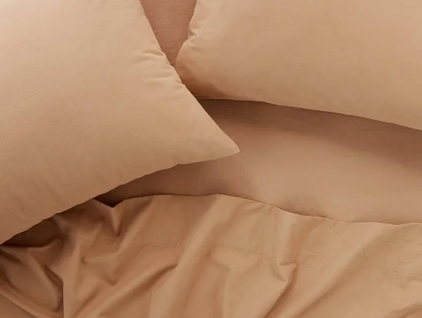 Coyuchi Cloud Brushed Organic Flannel Sheet Set, Ginger, Full