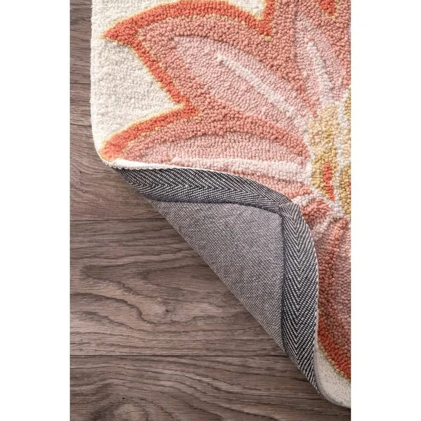 nuLOOM Handmade Flower Garden Rug - 3& 6x22 x 5& 6x22