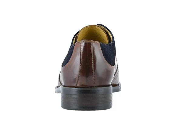 Stacy Adams Hewlett Wingtip Oxford - Men's - Cognac/Navy