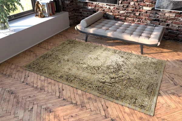 Kaleen Tiziano Tza01-05 3&11x22 x 5&3x22 Gold Area Rug