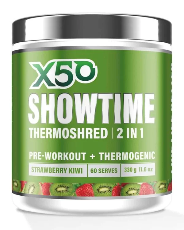 X50 Showtime Thermoshred 60 Serves Pineapple Mango