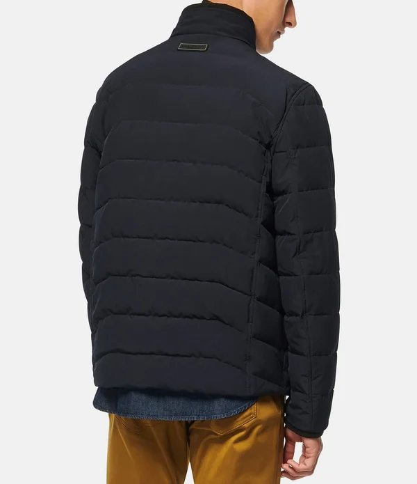 Marc New York Men's Carlisle Stretch Packable Moto Jacket - Ink