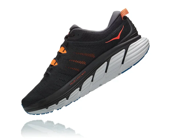 Hoka Men's Gaviota 3 Road Running Shoes in Black/Castlerock - Size 7.5