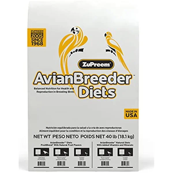 ZuPreem Natural Breeder Parrot Food 40lb