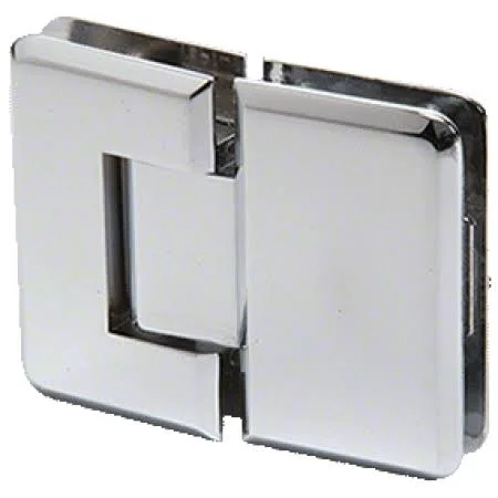 CRL Chrome 180 Degree Glass-to-Glass Plymouth Series HINGE - Silver