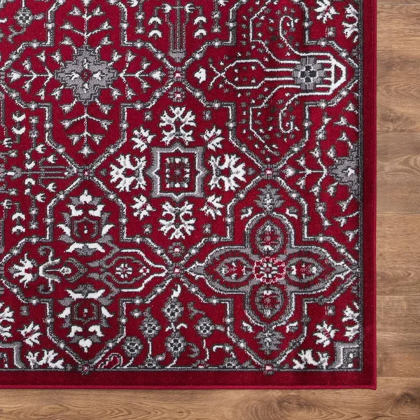 Concord Global Jefferson Athens Area Rug - Red, 5x7 ft