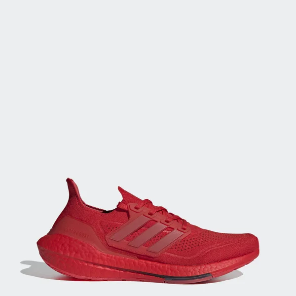 Adidas Ultraboost 21 Vivid Red Men's Running Shoes, Size: 13