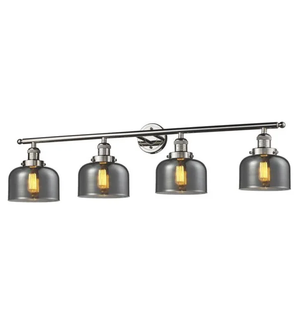 Innovations Lighting Large Bell 4 Light Bath Vanity Light 215 AB G73 (Antique Brass)