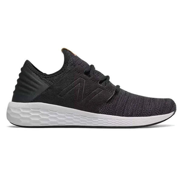 New Balance Men's Fresh Foam Cruz V2 Knit - 2E Running Shoe, Black