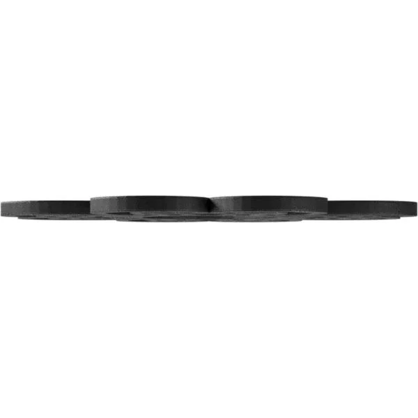 Ekena Millwork CMPP22COASV 22x22OD x 7 1/2x22ID x 3/4x22P Cohen Architectural Grade PVC Pierced Ceiling Medallion, Antiqued Silv