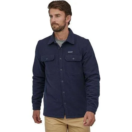 Patagonia Insulated Fjord Flannel Jacket - Men's Navy Blue - Xs