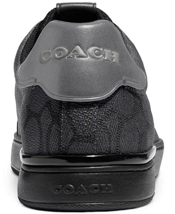 Coach Men's Low Line Signature Low-top Sneakers - Charcoal