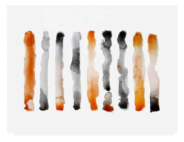 Trademark Art Nancy LaBerge Mure 'Orange and Black' Canvas Art