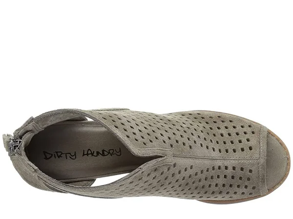 Dirty Laundry Women's Tessa Peep-Toe Bootie - Gray