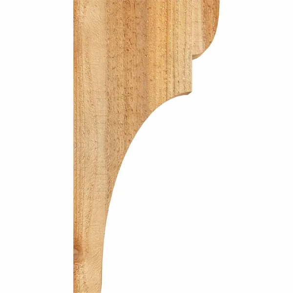 6x22W x 6x22D x 14x22H Yorktown Rough Sawn Corbel, Western Red Cedar