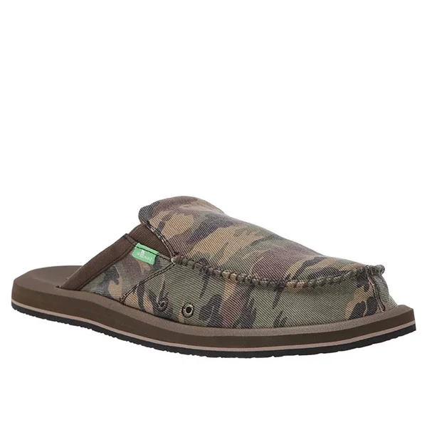 Sanuk Men's You Got My Back III Camo Shoes - Woodland - 12