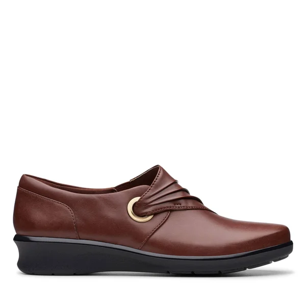 Clarks Hope Shine 8.5 Women's Mahogany