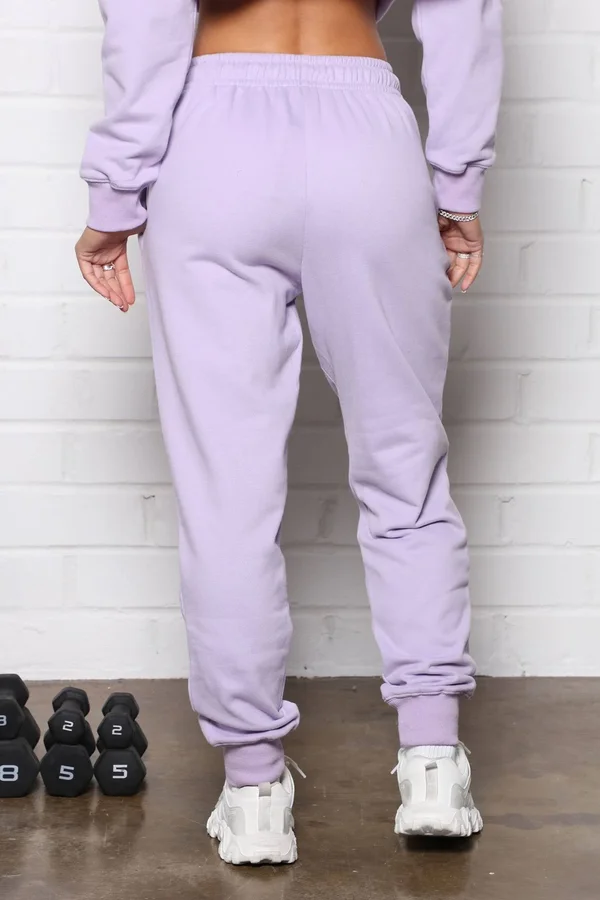 Womens Training Active Jogger in Lavender Size 3X by Fashion Nova