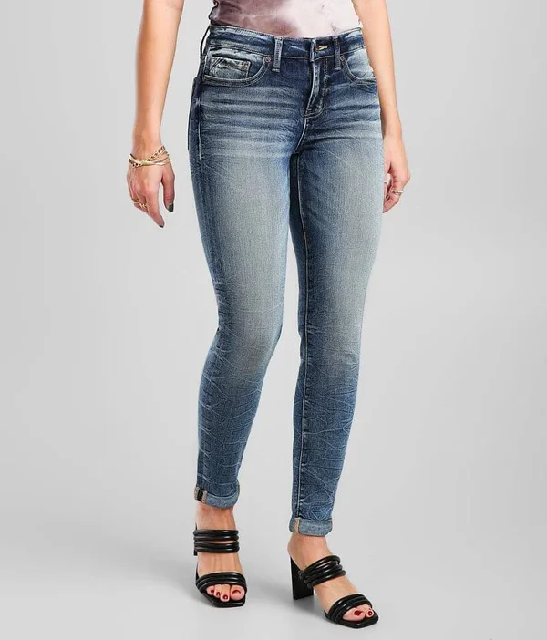 Buckle Black Fit NO. 53 Mid-Rise Ankle Skinny Jean - Blue 31/30 - Women