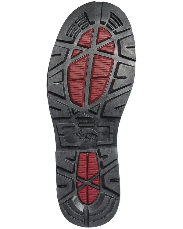 Men's Avenger A7800 Hammer A-Max Wellington Carbon Toe Work Boot - Size: 13, Black