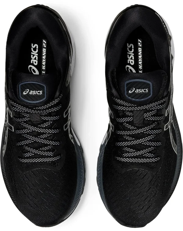Asics Gel-Kayano 27 - Women's Running Shoes, Black/Pure