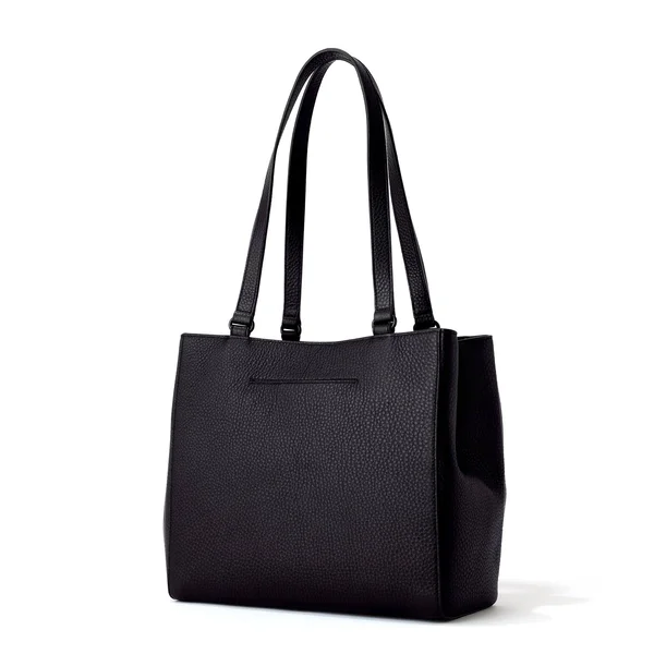 Dagne Dover Black Leather Tote - Small Onyx Leather - Small