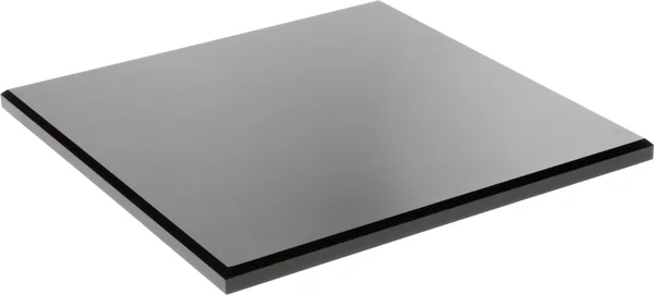 Plymor Black Acrylic Square Beveled Display Base, 0.5x22 H x 10x22 W x 10x22 D