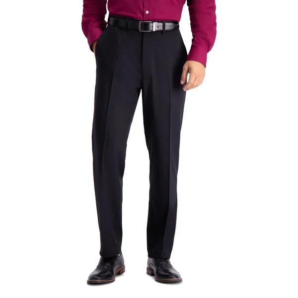 Haggar Blue Stretch Travel Performance Tailored Fit Suit Pants