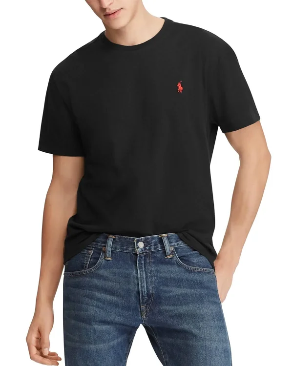 Polo Ralph Lauren Men's Classic Fit Crew Neck T-Shirt - Black