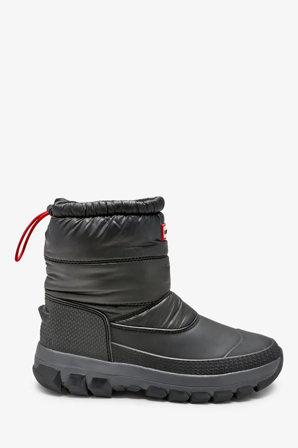 Hunter Women's Original Insulated Short Snow Boots 6 - Black