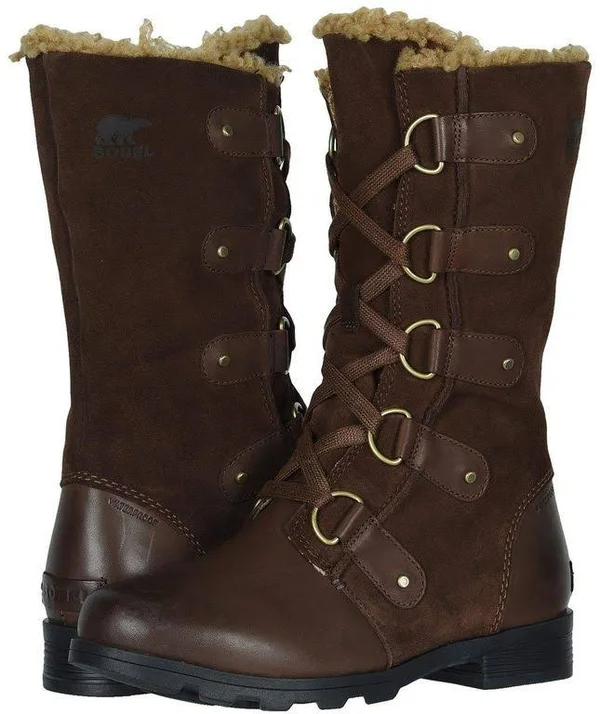 Sorel Women's Emelie Lace Boot Size 7 - Tobacco