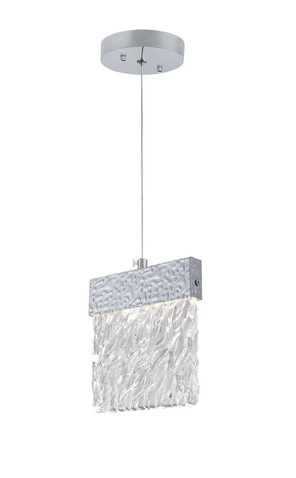 CWI Lighting 1090P6-1-269 Carolina LED Pendant with Pewter Finish