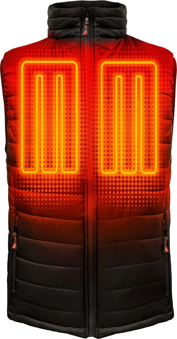 ActionHeat 5V Battery Heated Insulated Puffer Vest - Men's, Black