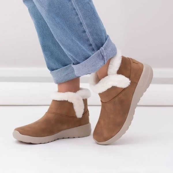 Skechers On-The-Go Joy Endeavor Ladies Ankle Boots Chestnut: EUR 42