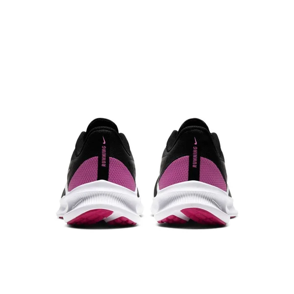 Nike Women's Downshifter 10 Running Shoe - Wide - Black, 7