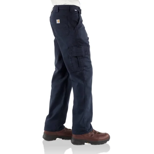 Carhartt Men's Flame Resistant Canvas Cargo Pant - 38x36 - Black