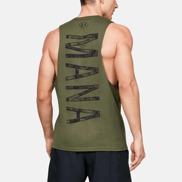 Under Armour Rock Mania Tank Top Mens - Size 2XL, Green