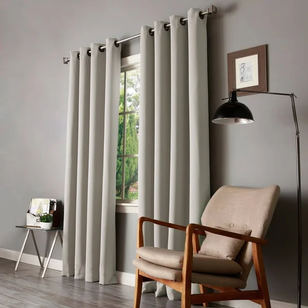 Aurora Home Thermal Insulated Blackout Grommet Top Curtain Panel Pair - 52x22 W x 96x22 L - Clay