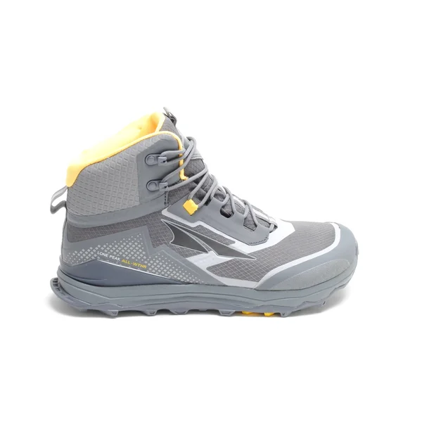Altra Men's Lone Peak All-Wthr Mid Gray/Yellow - 10.5