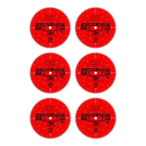 Freud LU85R010 10 inch Ultimate Cut Off Crosscutting Wood Saw Blade (6 Pack) at Spreetail (VMinnovations - VM Express)