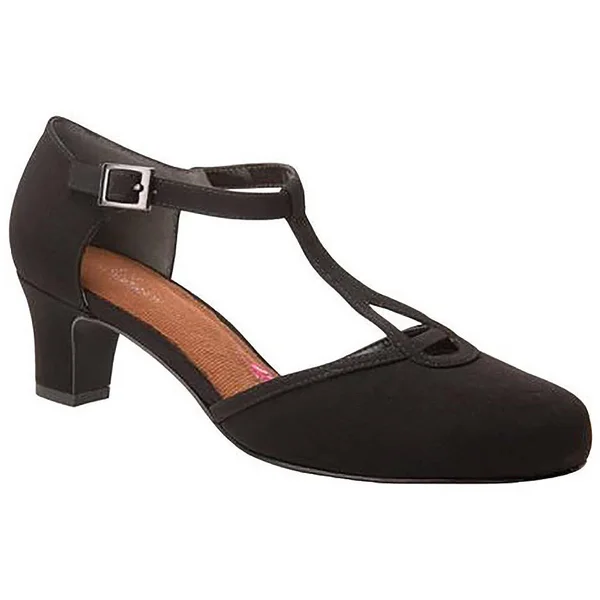 Ros Hommerson Women's Heidi Black Microtouch 5.5 M