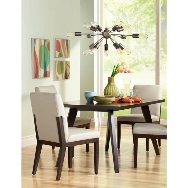 Possini Euro Hemingson 33x22 Wide 15-Light Sputnik Chandelier