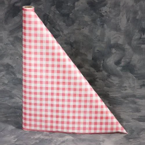 300 Foot Red Gingham Paper Table Cover